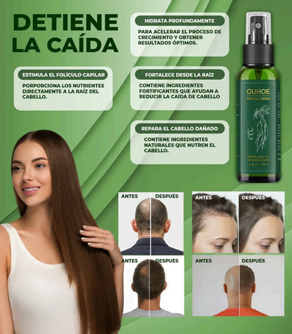Elixir OUHOE capilar para crecimiento y control de caída