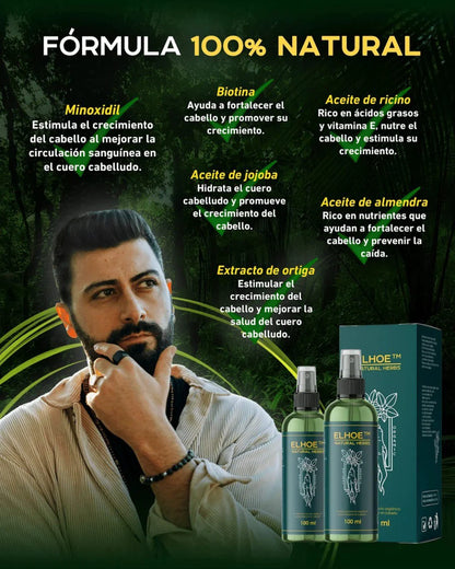 Elixir OUHOE capilar para crecimiento y control de caída